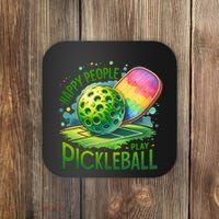 Happy People Play Pickleball Coaster thumb 0