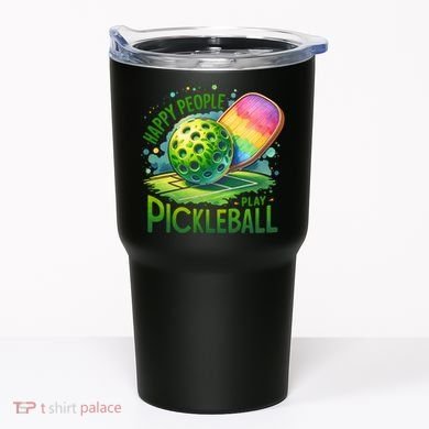 Happy People Play Pickleball Tumbler