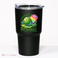 Happy People Play Pickleball Tumbler thumb 0