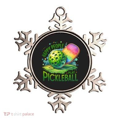 Happy People Play Pickleball Ornament