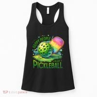 Happy People Play Pickleball Women's Tank Top thumb 0