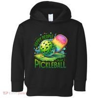 Happy People Play Pickleball Toddler Hoodie thumb 0