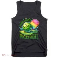 Happy People Play Pickleball Tank Top thumb 0
