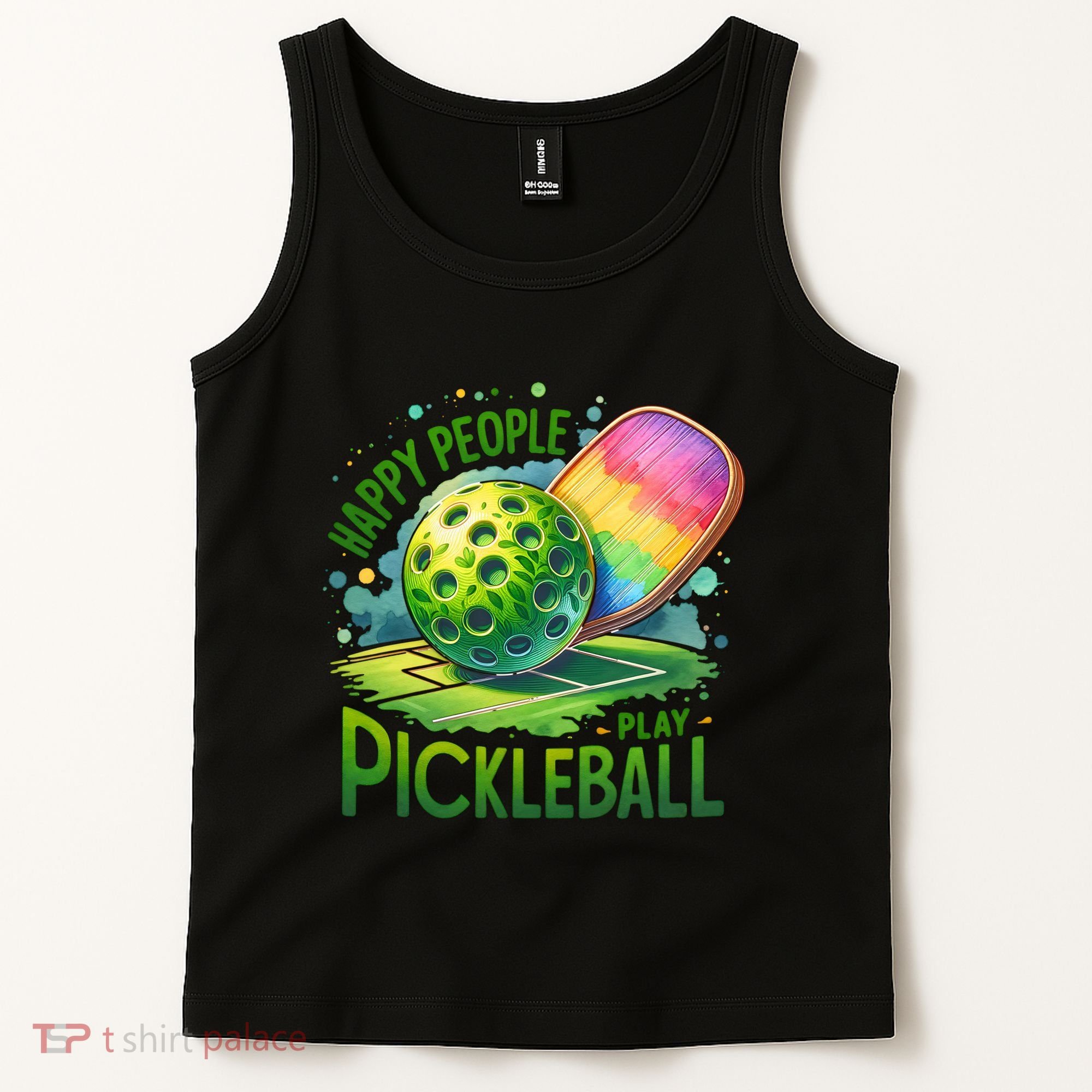 Happy People Play Pickleball Tank Top
