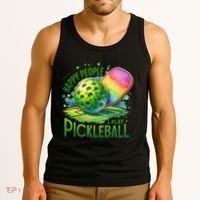 Happy People Play Pickleball Tank Top thumb 3