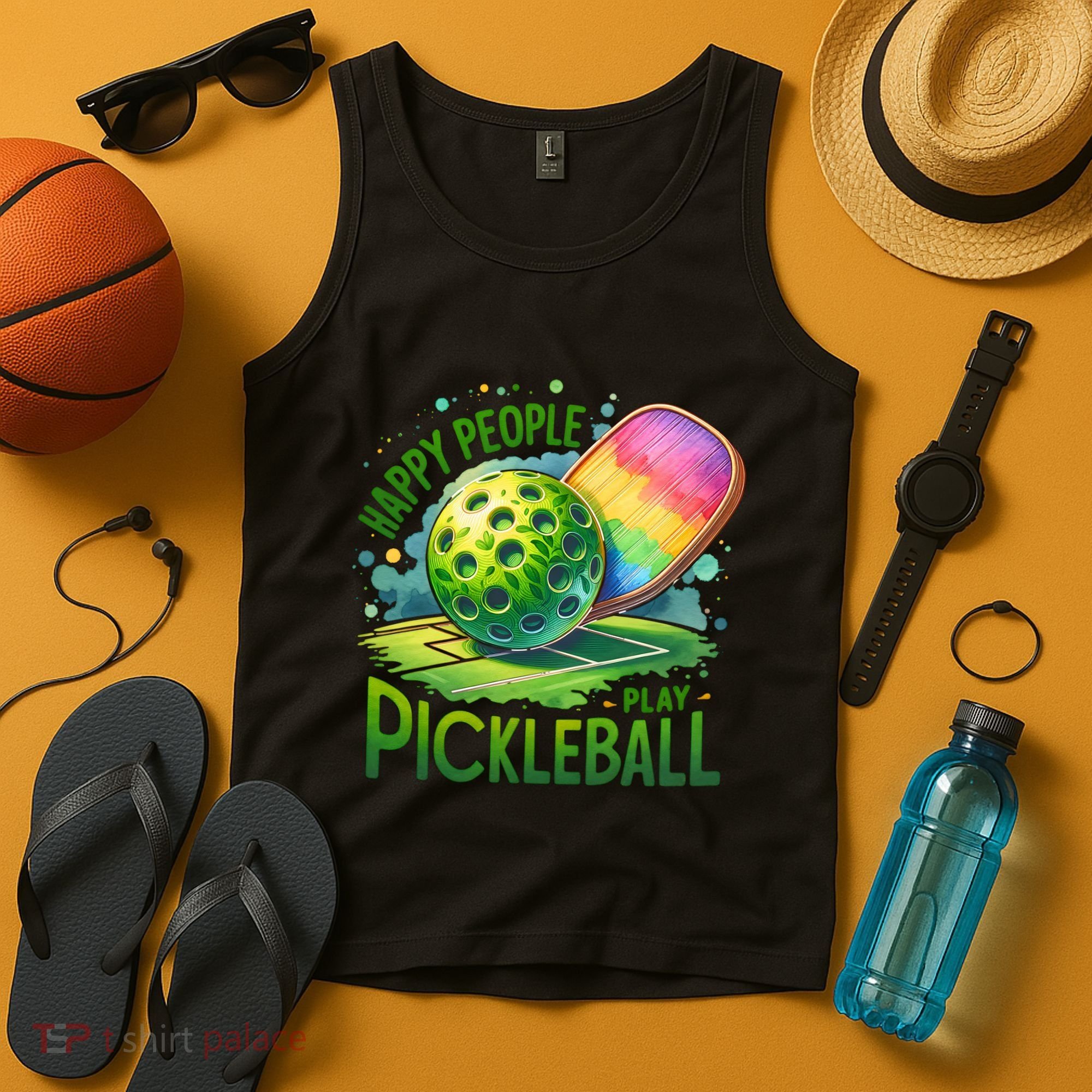 Happy People Play Pickleball Tank Top