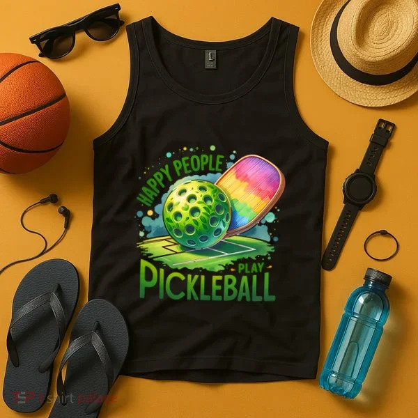 Happy People Play Pickleball Tank Top
