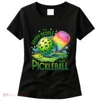 Happy People Play Pickleball Women's T-Shirt thumb 0