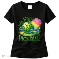 Happy People Play Pickleball Women's T-Shirt thumb 0