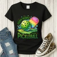Happy People Play Pickleball Women's T-Shirt thumb 3