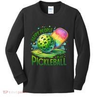 Happy People Play Pickleball Kids Long Sleeve Shirt thumb 0