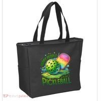 Happy People Play Pickleball Tote Bag thumb 2
