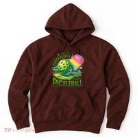 Happy People Play Pickleball Hoodie thumb 0