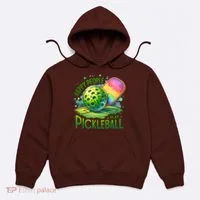 Happy People Play Pickleball Hoodie thumb 0