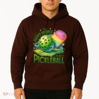 Happy People Play Pickleball Hoodie thumb 2