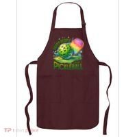 Happy People Play Pickleball Apron thumb 0