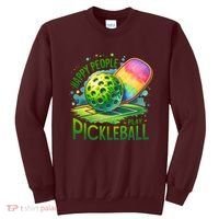 Happy People Play Pickleball Sweatshirt thumb 0