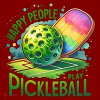 Happy People Play Pickleball Sweatshirt thumb 2