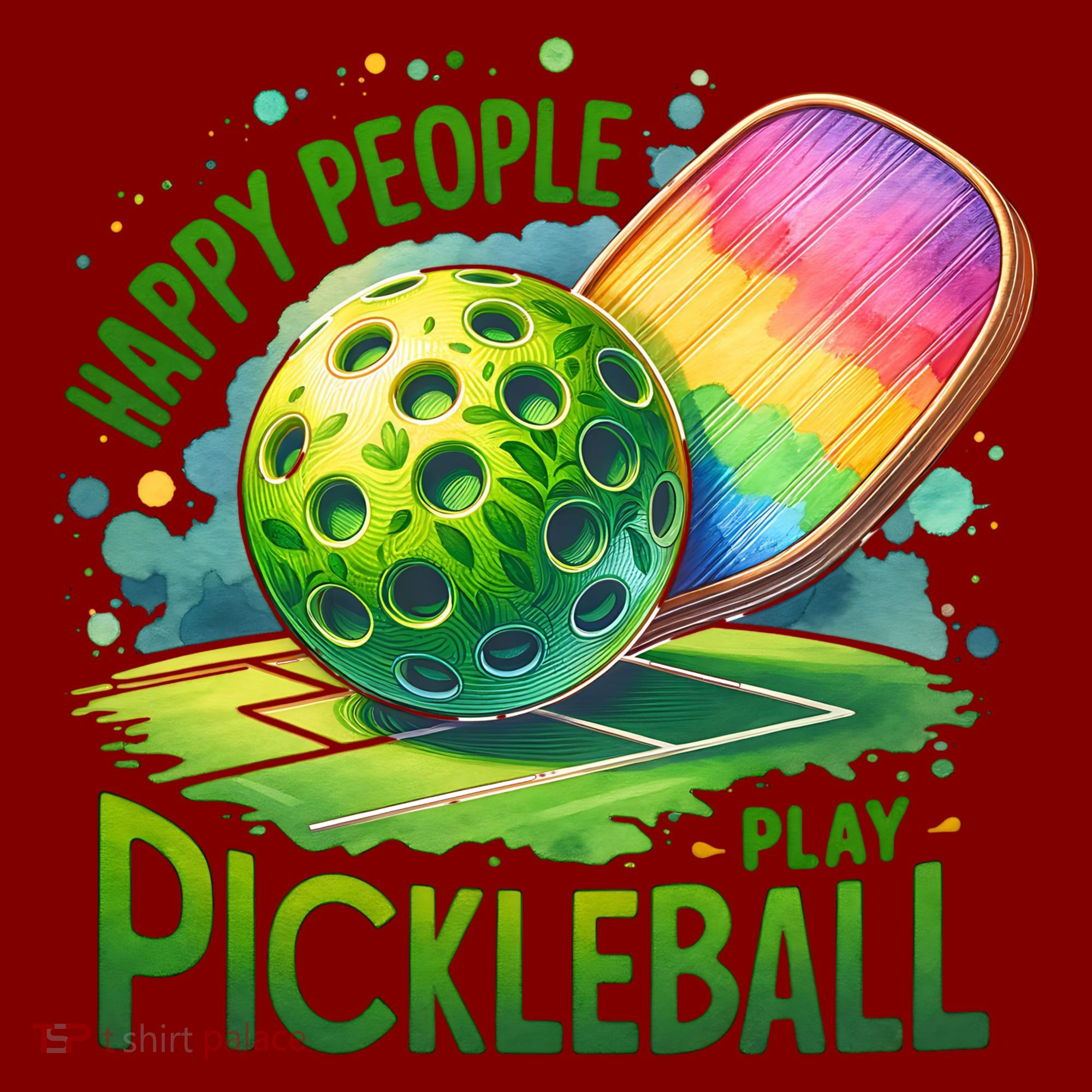 Happy People Play Pickleball Sweatshirt