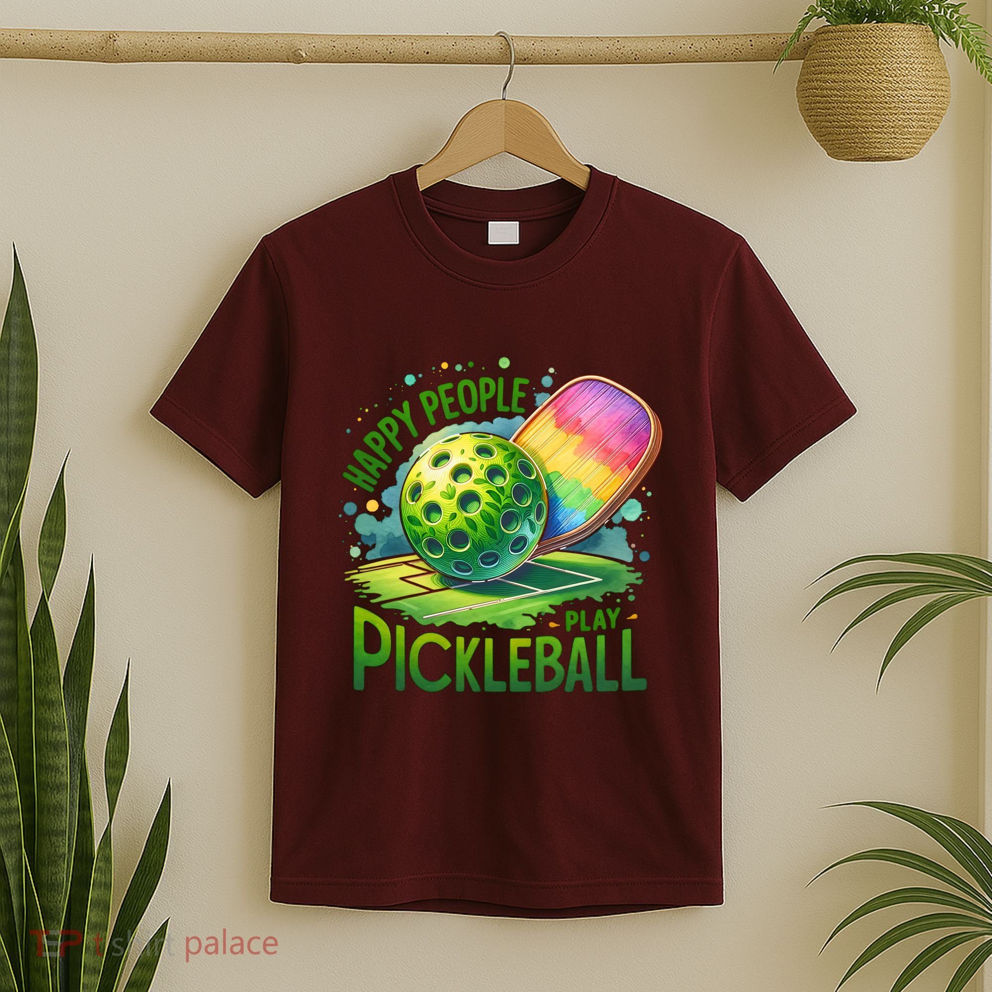 Happy People Play Pickleball T-Shirt