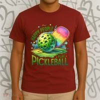 Happy People Play Pickleball T-Shirt thumb 3