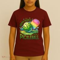 Happy People Play Pickleball T-Shirt thumb 4