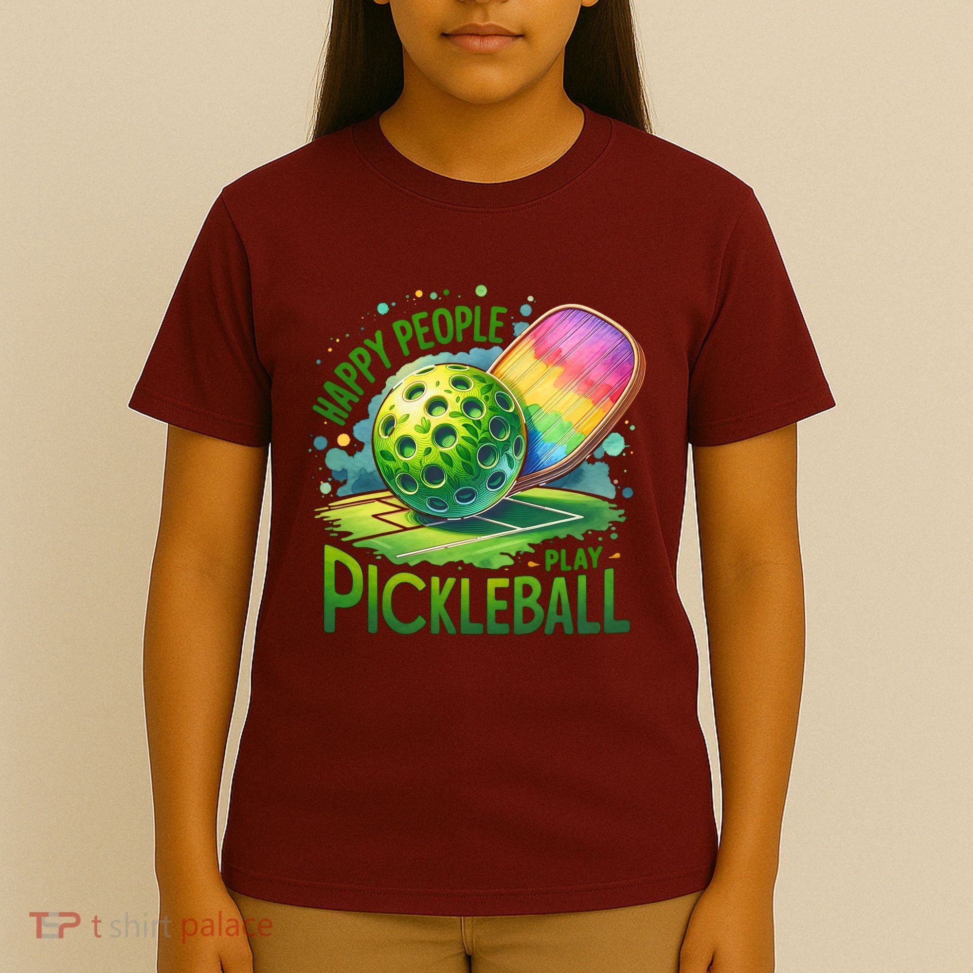 Happy People Play Pickleball T-Shirt