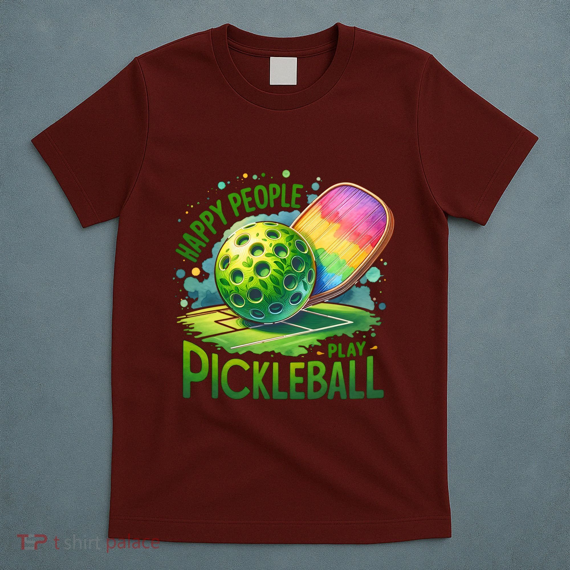 Happy People Play Pickleball T-Shirt
