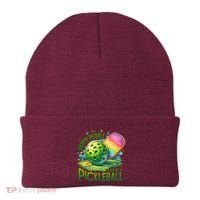Happy People Play Pickleball Beanie thumb 0