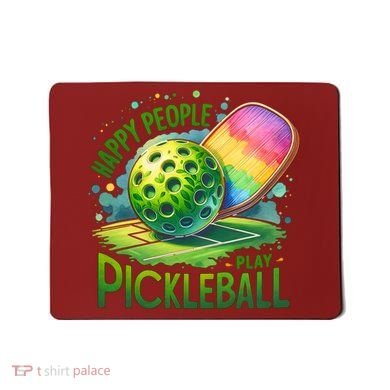 Happy People Play Pickleball Mousepad