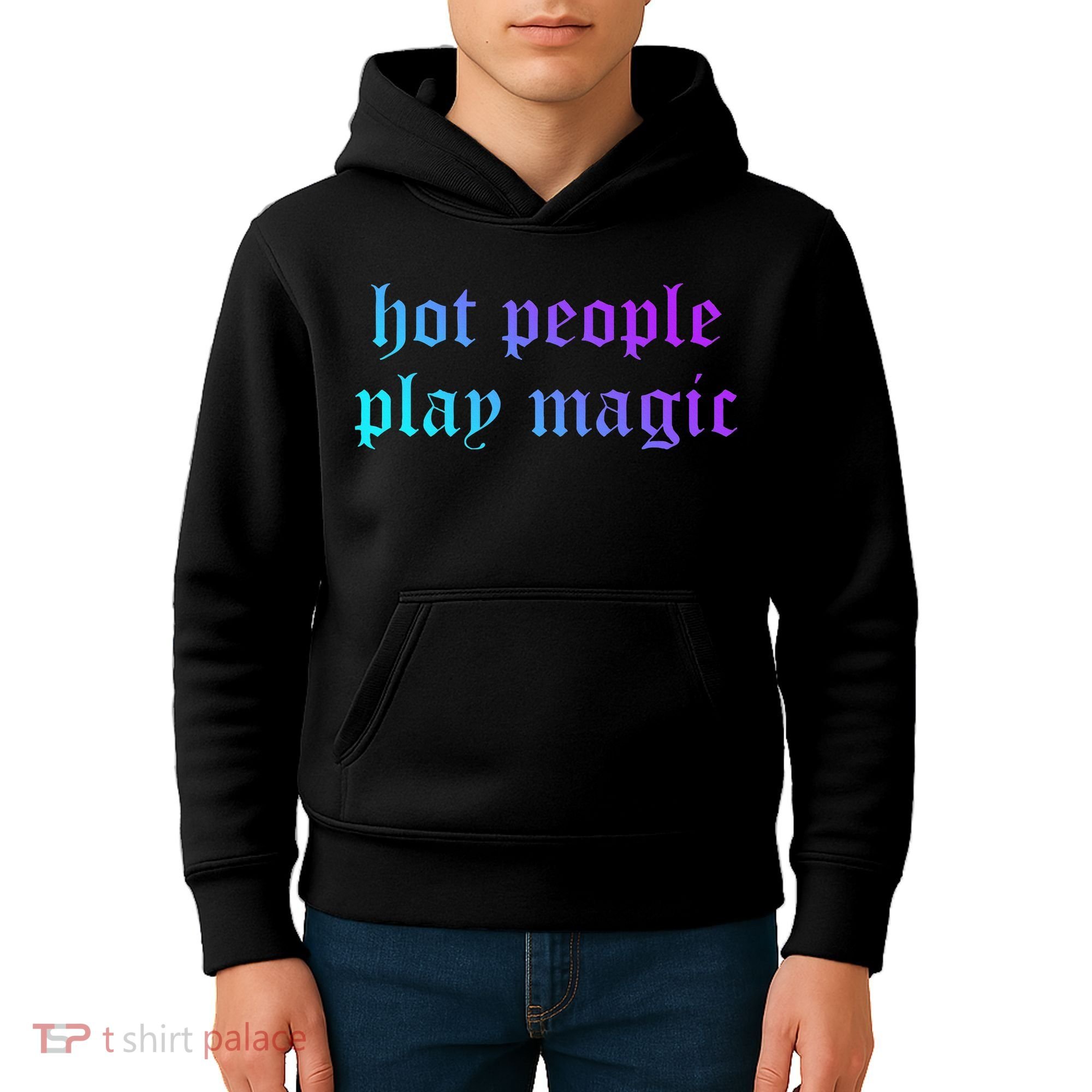 Hot People Play Magic Funny Quote Kids Hoodie