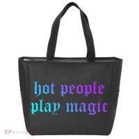 Hot People Play Magic Funny Quote Tote Bag thumb 0