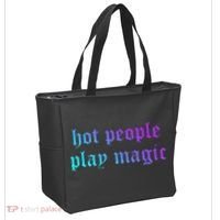 Hot People Play Magic Funny Quote Tote Bag thumb 2