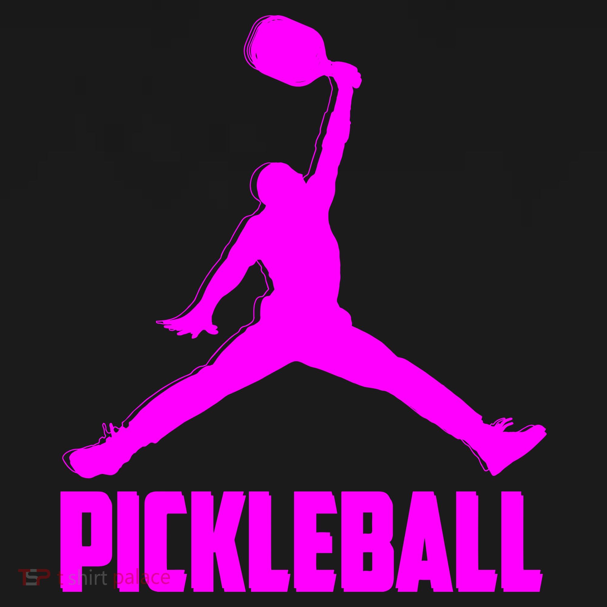 Hot Pink Pickleball Sports Logo Backpack