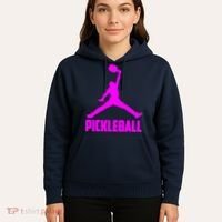 Hot Pink Pickleball Sports Logo Hoodie thumb 5