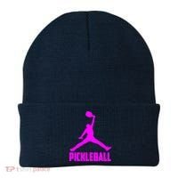 Hot Pink Pickleball Sports Logo Beanie thumb 0