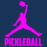 Hot Pink Pickleball Sports Logo Women's Hoodie thumb 2