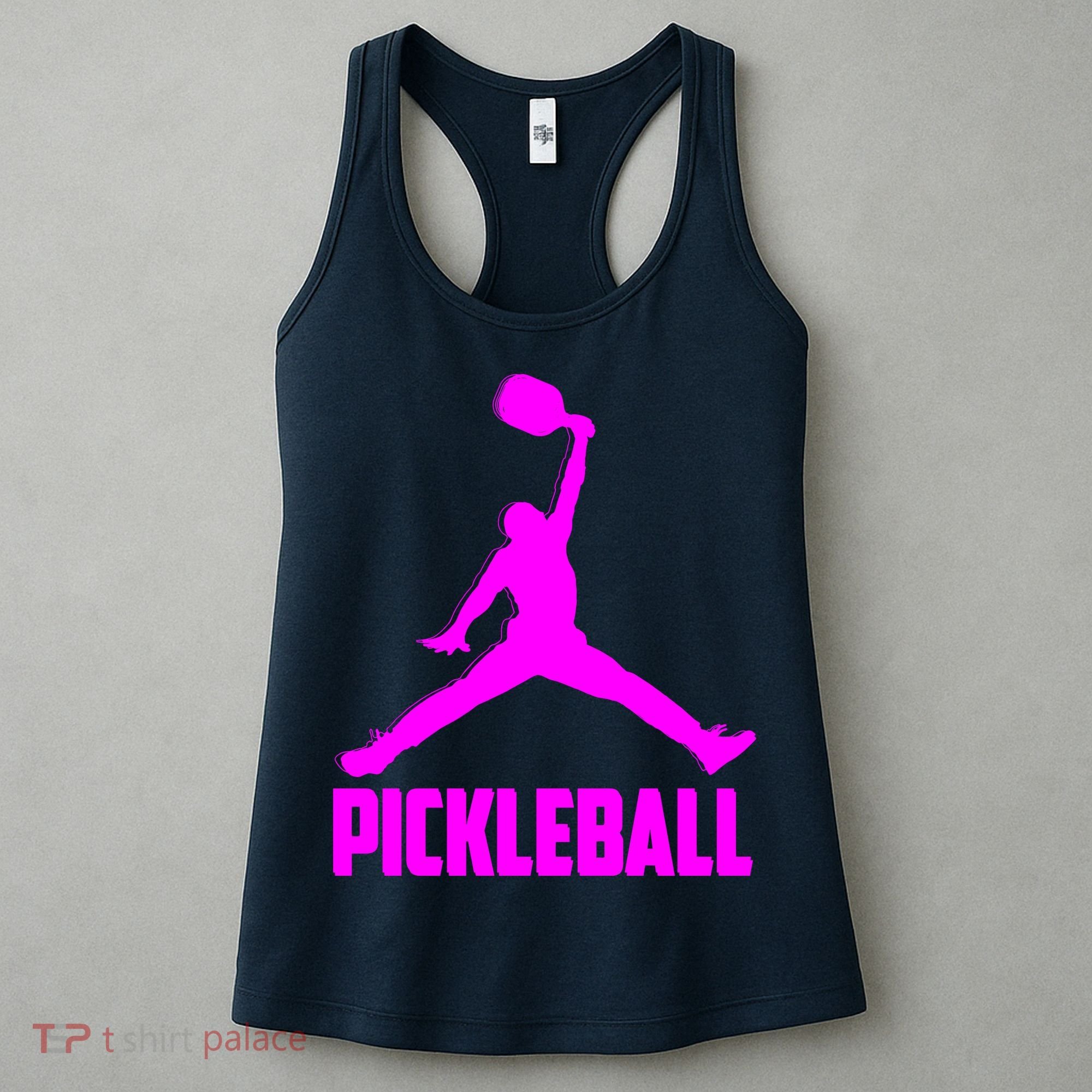 Hot Pink Pickleball Sports Logo Women's Tank Top