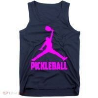 Hot Pink Pickleball Sports Logo Tank Top thumb 0