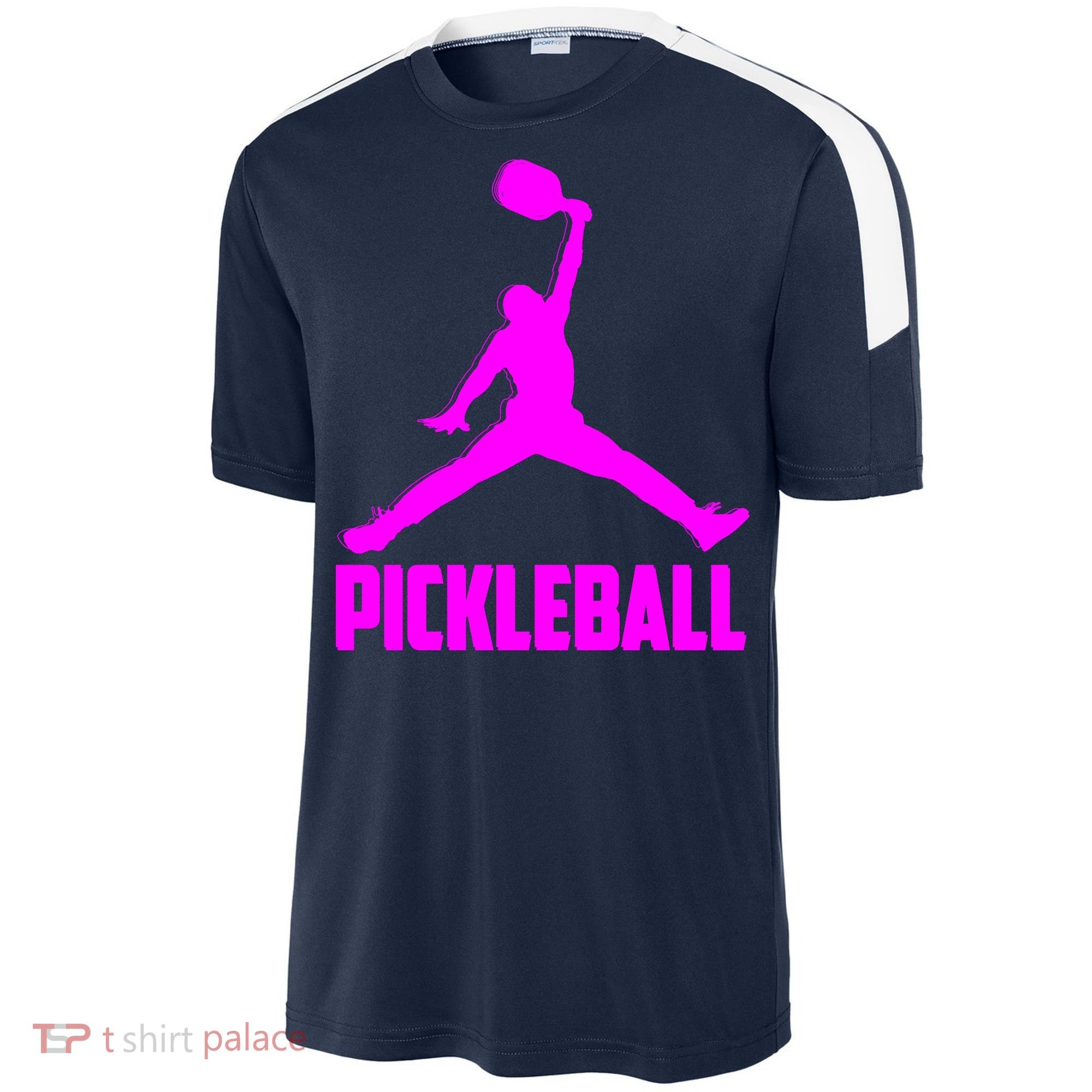 Hot Pink Pickleball Sports Logo Sport-Tek Competitor United Soccer Jersey