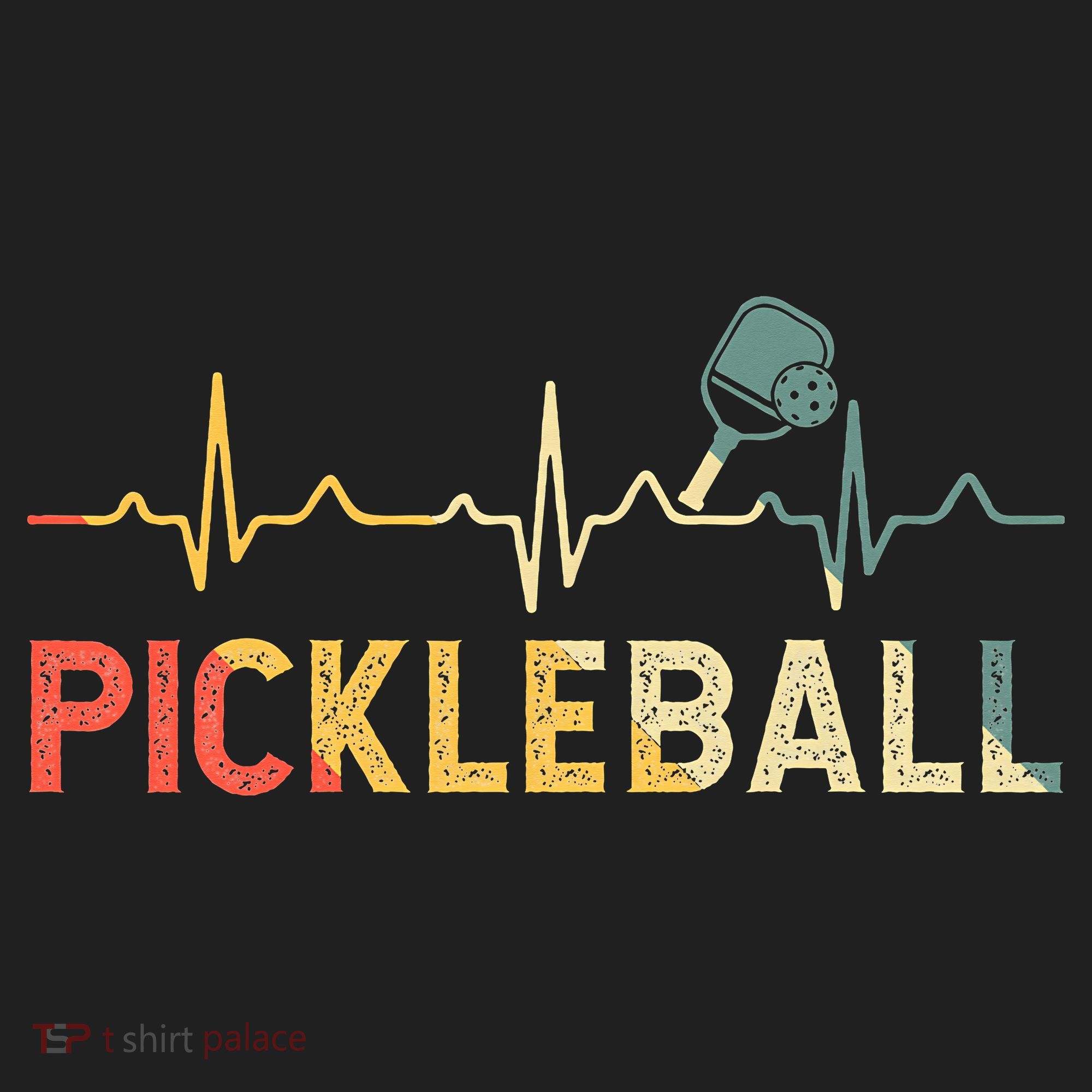 heartbeat Pickleballer Pickle Baller Pickleball Player Women's Sweatshirt