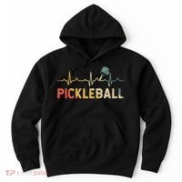heartbeat Pickleballer Pickle Baller Pickleball Player Hoodie thumb 0