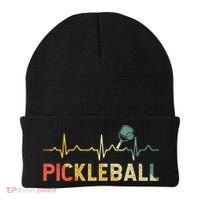heartbeat Pickleballer Pickle Baller Pickleball Player Beanie thumb 0