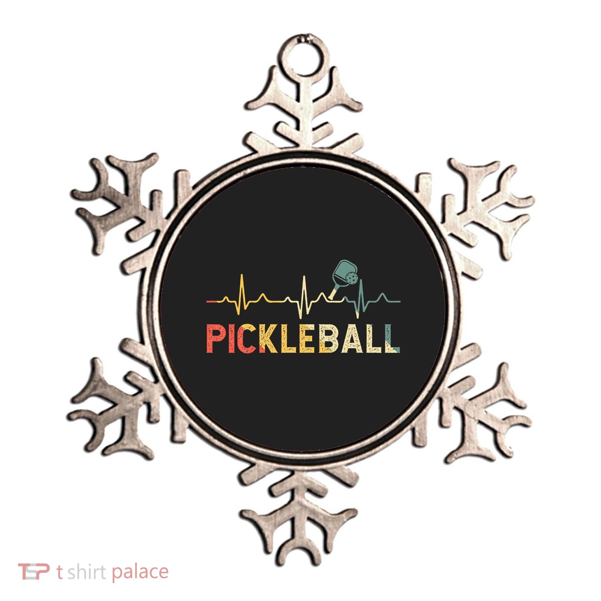 heartbeat Pickleballer Pickle Baller Pickleball Player Ornament