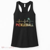 heartbeat Pickleballer Pickle Baller Pickleball Player Women's Tank Top thumb 0
