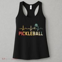 heartbeat Pickleballer Pickle Baller Pickleball Player Women's Tank Top thumb 3