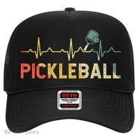 heartbeat Pickleballer Pickle Baller Pickleball Player Hat thumb 0