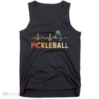 heartbeat Pickleballer Pickle Baller Pickleball Player Tank Top thumb 0