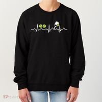 Heartbeat Pulse Pickleball Funny Gift Women's Sweatshirt thumb 0