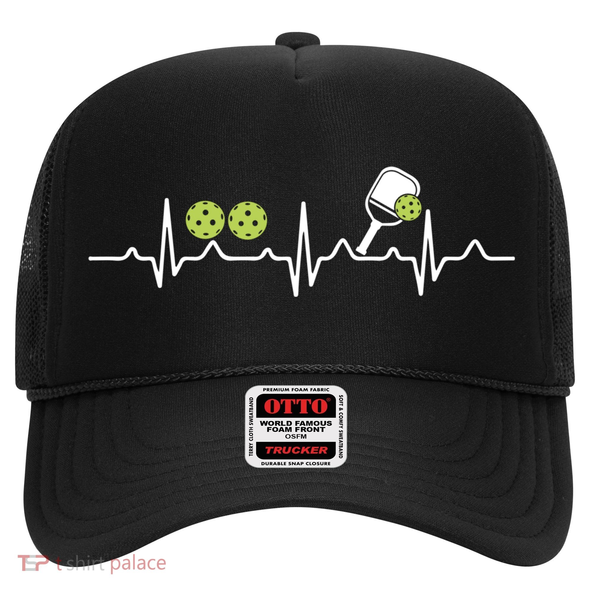 Heartbeat Pulse Pickleball Funny Gift Hat
